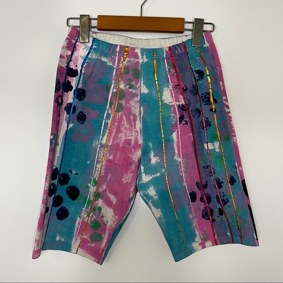 Vintage 80s Funky Design Biker Shorts - Picture 5 of 6